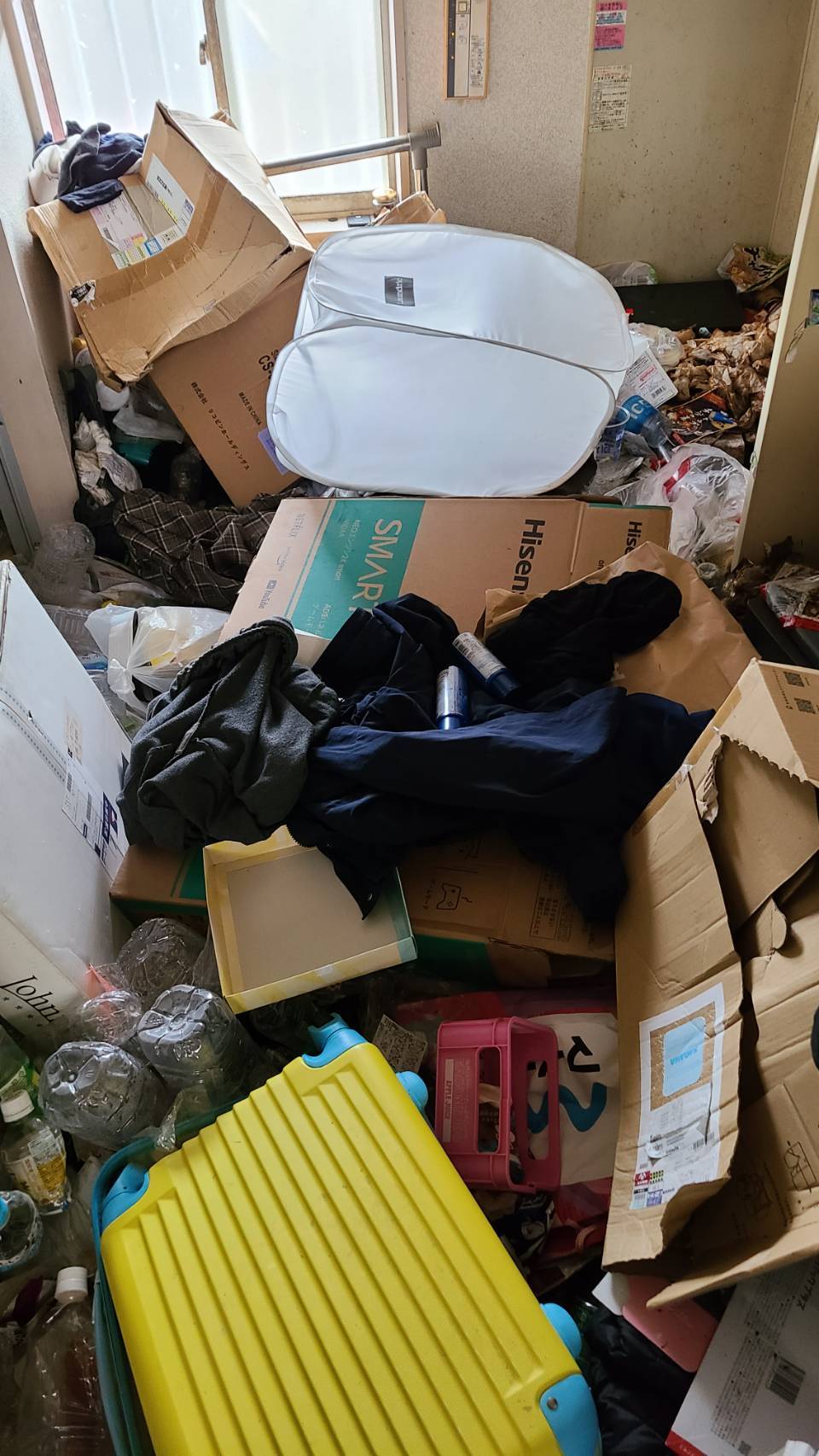 【ゴミ屋敷 片付け清掃作業】比較サイトから最大5社の中からご依頼をいただきました！東大和市でゴミ屋敷片付作業です。