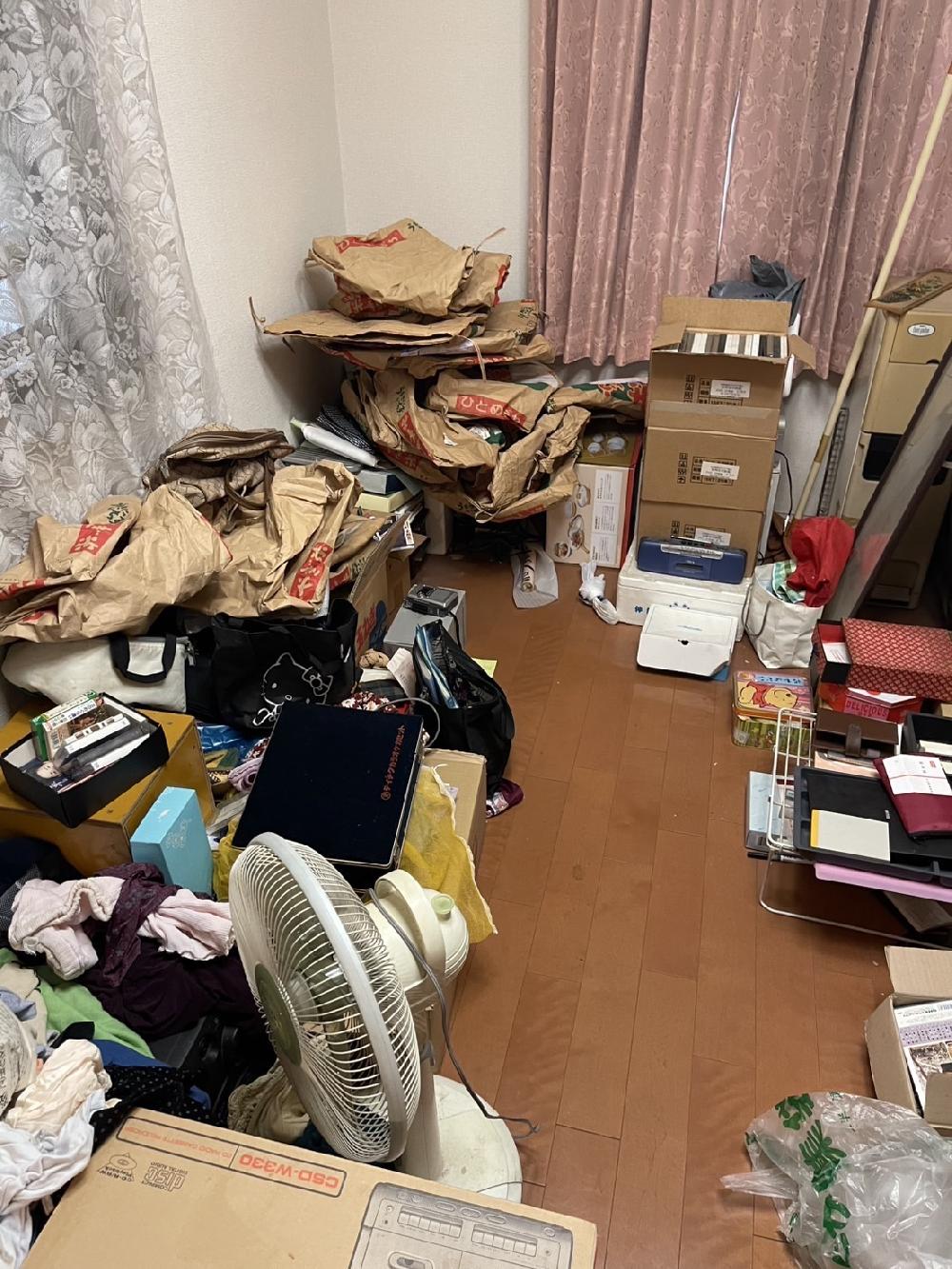 【ゴミ屋敷片付け作業】口コミサイトの高評価を見てご依頼をいただきました！狭山市でゴミ部屋、汚部屋の作業です。